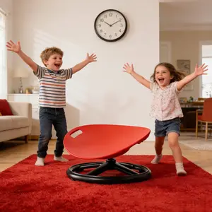 Circular Rotating Sensory Integration Training Chair, Ideal for Balance & Body Coordination, Perfect for Children & Teenagers Growth