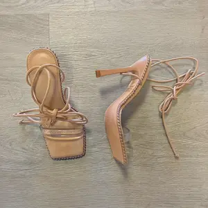 It Girl Camel Strap Around Heels