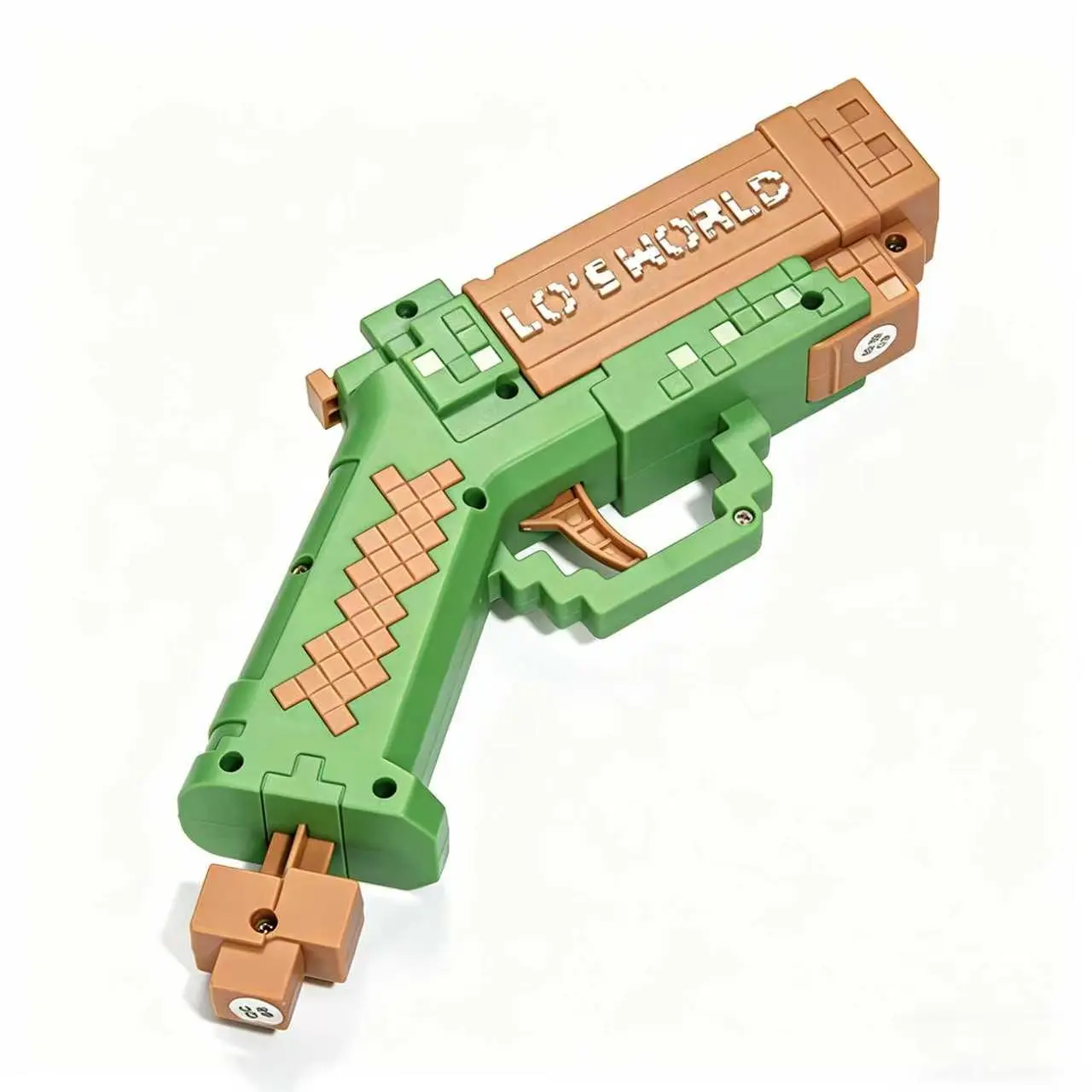 Tactical DIY Block Handle Set - Phthalate-Free Collaborative Blaster Toy Shooting Game, Ages 8+ Unisex Outdoor Team Activity Festival Essential Gift