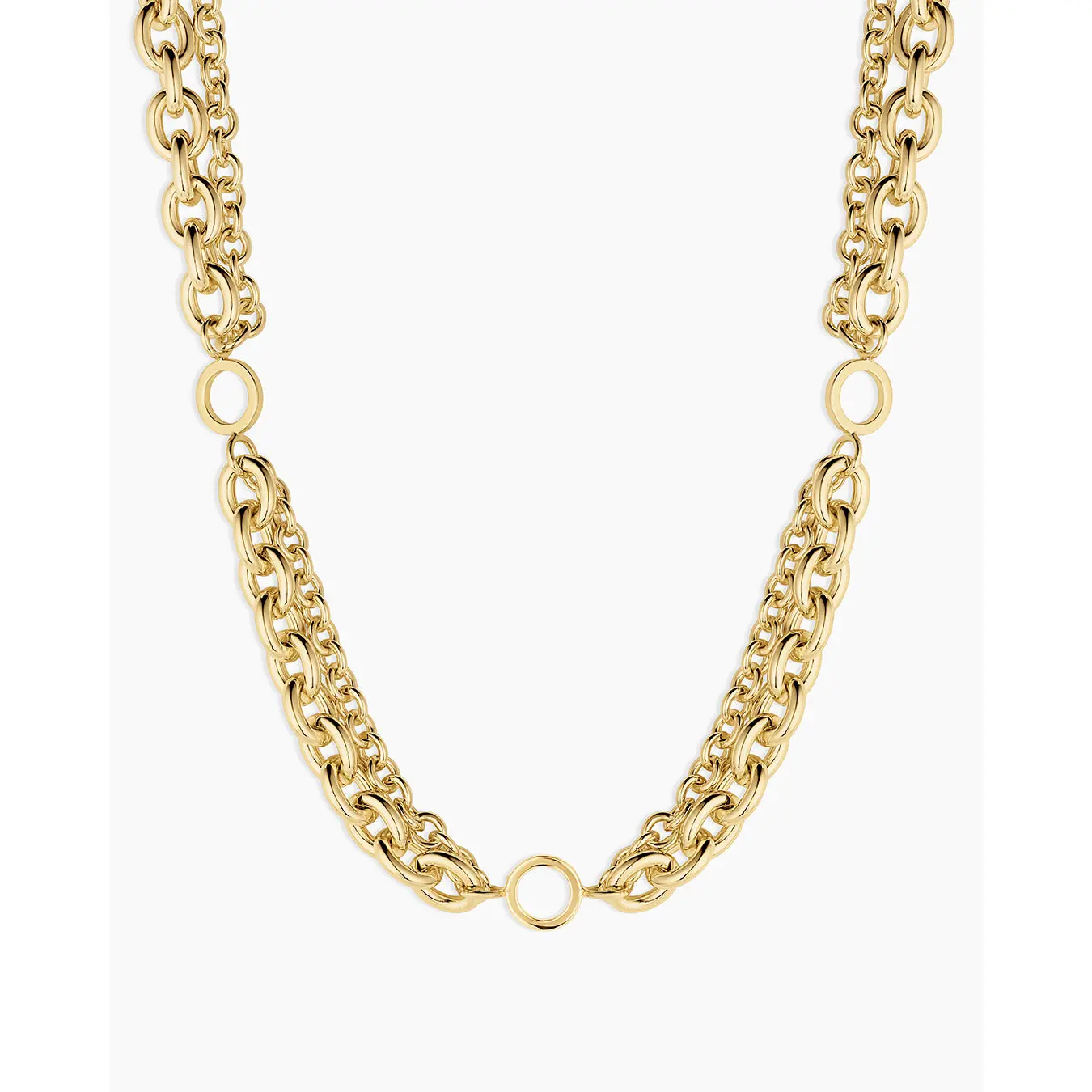 gorjana – Bryce Necklace – 18K Gold-Plated Chain Necklace – Sophisticated & Layerable – Modern Jewelry Essential