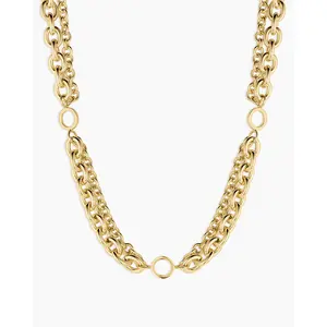gorjana – Bryce Necklace – 18K Gold-Plated Chain Necklace – Sophisticated & Layerable – Modern Jewelry Essential