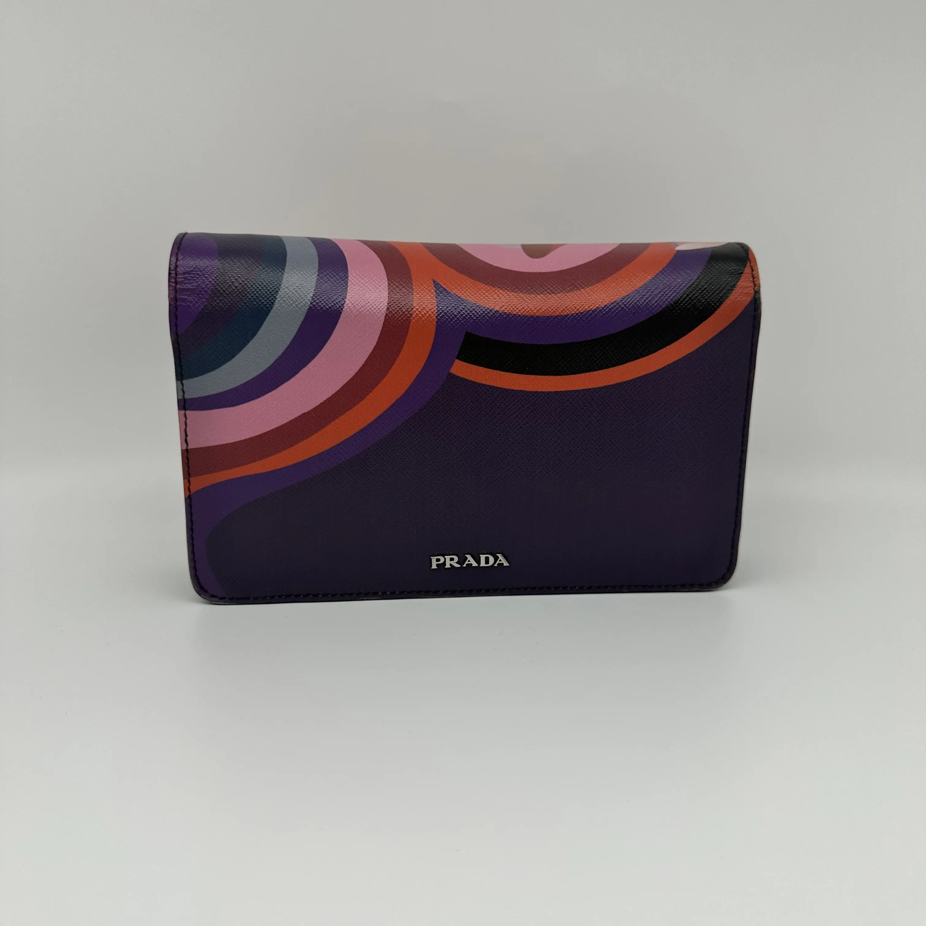 Pre-owned PRADA tri fold wallet