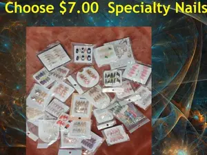 Handmade Custom Press-On Nails Live Specialty Nails for Personal Nail Solution Simple Stylish Design $7.00 Accessible Elegance Curved Elegant Press-On Design Easy Application Removal Ideal for Quick Changes Special Events