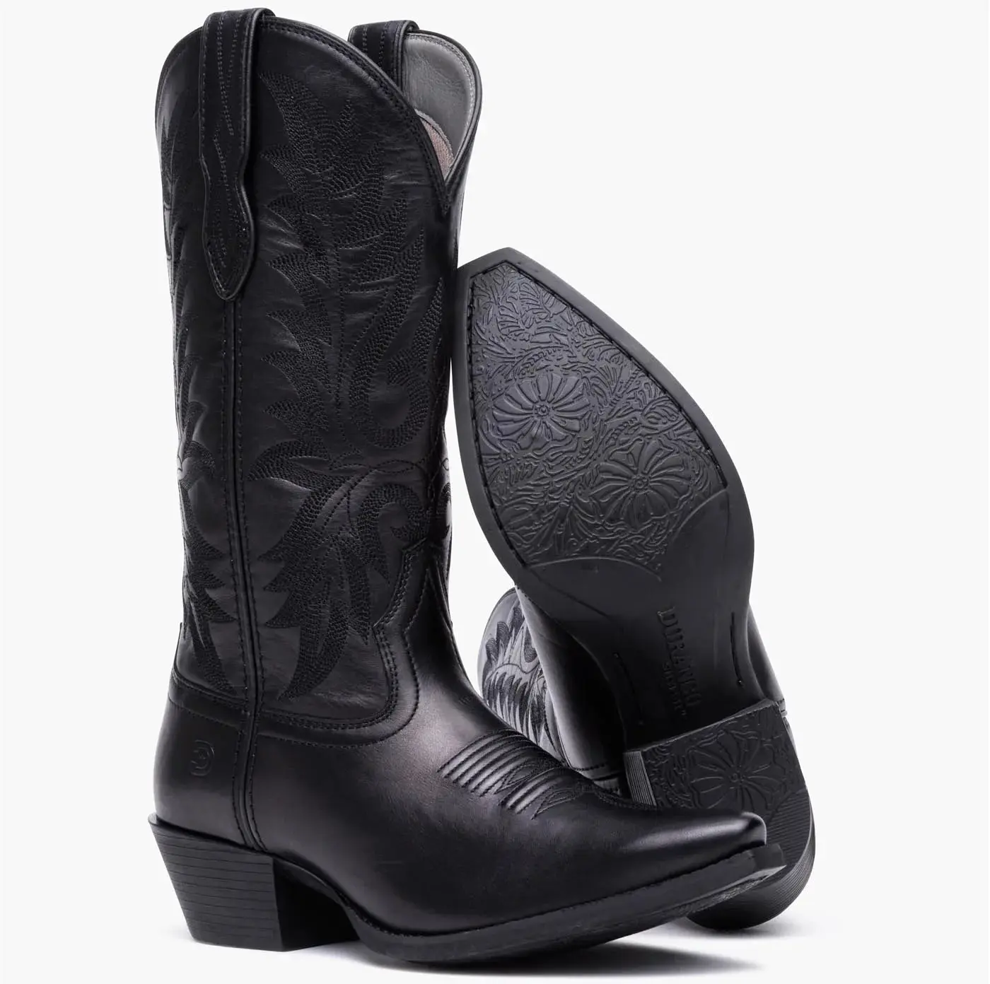 Durango Women’s Polished Black Point Toe Western Boot