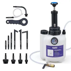 Orion Motor Tech Transmission Fluid Pump, 2 Way Manual ATF Refill System Dispenser, Oil and Liquid Extractor 3L Capacity, Automatic Transmission Fluid Pump Tool Set with Pressure Gauge & 12pc ATF Aluminum Adapters, fathersdaygift
