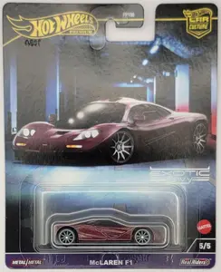 Hot Wheels Car Culture Exotic Envy McLaren F1, Diecast Model Car, 1:64 Scale