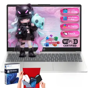 2025 HP 15.6" Touch Laptop, Intel i3-1315U Up to 4.5GHz, Win 11 Pro, Copilot,up to 32GB RAM, 512GB SSD, Bundle Accessory,Suit for Business&Student