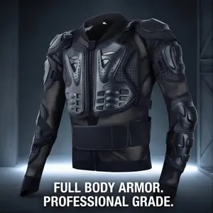 Motorcycle Armor Jacket Wear Resistant Anti Fall Protective Gear For Motocross Racing All Season Riding Suit Suitable For Extreme Sports Hiking Climbing Camping And Outdoor Activities Sturdy Full Body Protection Equipment For Riders