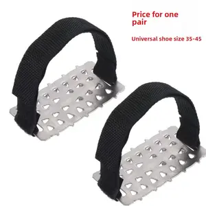 [Outdoor 26-Tooth Ice Grip Shoe Covers] Snow Boots Ice Cleats, Lightweight Snow Spikes for Ice, Mountaineering Gear for Men, Women, and Seniors