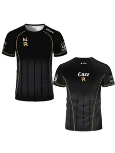 KT Rolster LCK Team New Jersey 2025 World Championships Club Training Uniform Men's and Women's Customized Sports T-shirt Top Short Sleeve Sweat Absorbing Breathable Quick Drying Fan Essential
