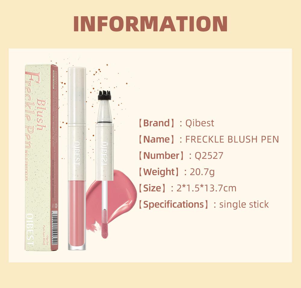 Waterproof Cream Blush with Freckle Pen, On-the-Go Beauty Must-Have, Blush gives you an instant healthy glow