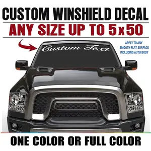 Custom Windshield Vynil Banner