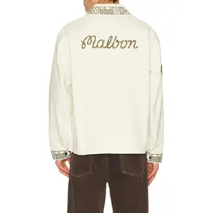 Malbon Golf Harvest Jacket in Cream