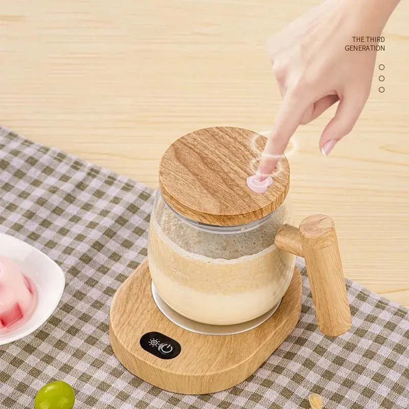 Self Stirring Coffee Mug&Heater.Home, Office Stirring Cup,400ml Lightweight Self Mixing Cup High Speed Suitable for Coffee/Milk/Protein Powder