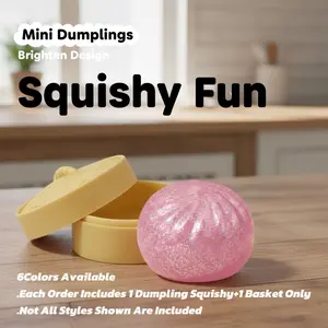 1pc of mini sequin small buns squeeze toy, soft slow rebound sensory toy, breathable relaxation soft slow bouncing stress relief desk tool, durable unique design, an essential relaxation gadget for adults, suitable for office desks  Easter gift for childs