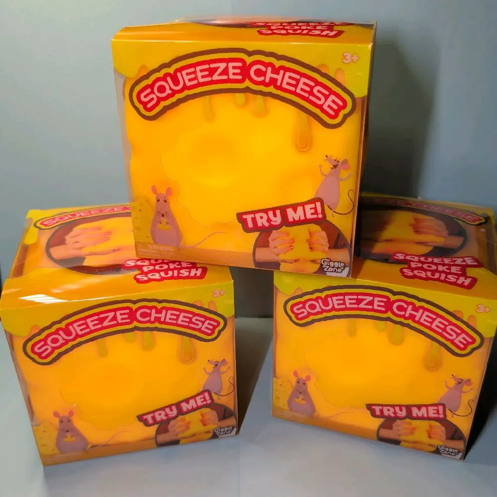 SUNNY DAYS!!! SQUEEZE CHEESE!! JUMBO SQUISHY FOR AGES 3+ SUNNY DAYS!!! SQUEEZE CHEESE!! JUMBO SQUISHY FOR AGES 3+