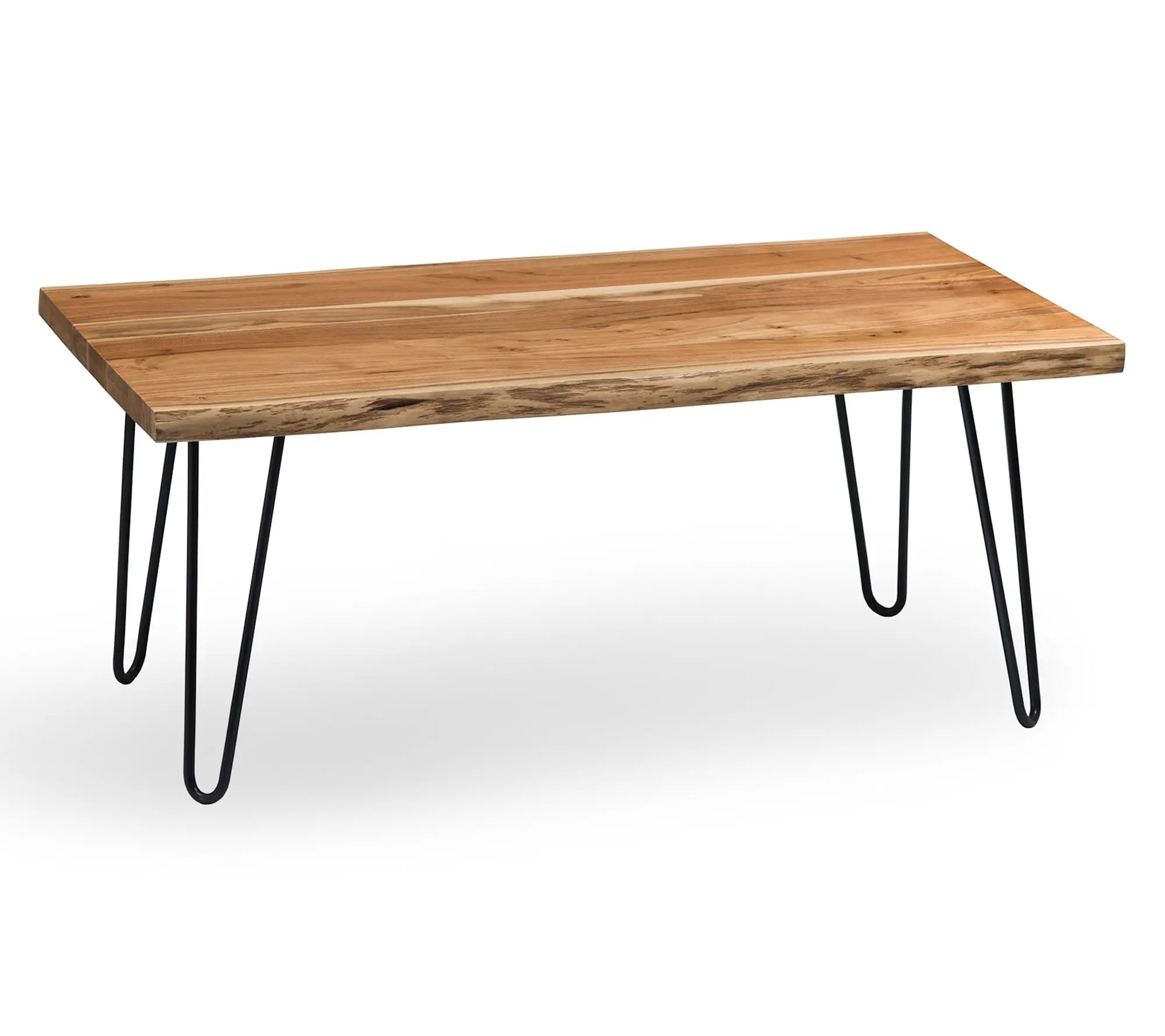 Alaterre Furniture Hairpin Natural Live Edge LgCoffee Table Alaterre Furniture Hairpin Natural Live Edge LgCoffee Table