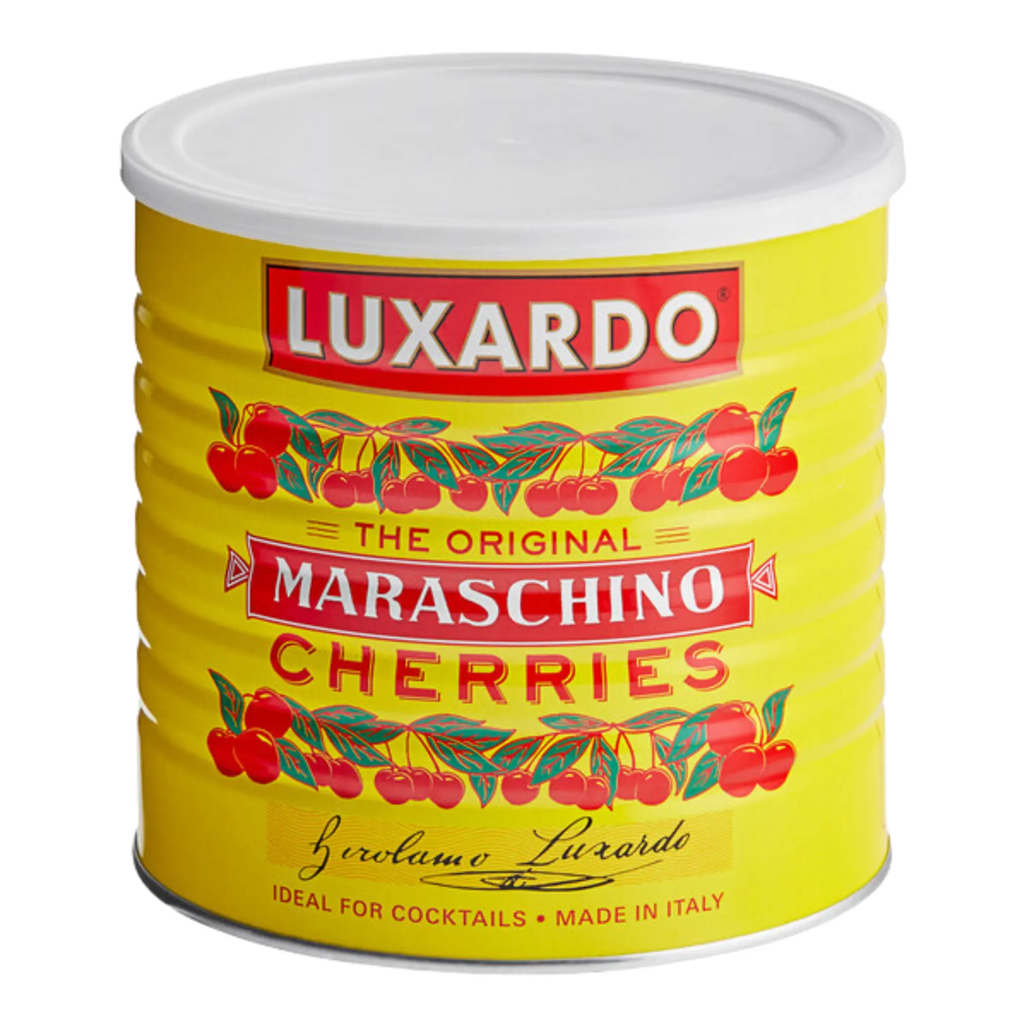 LUXARDO Cocktail Cherries for Old Fashioned Manhattan and Desserts | Premium Quality Award Winning | The Original Maraschino Cherries with Marasca Syrup | Prime Dark Cherries | Cocktail Garnishes for Drinks Pastry & Gourmet