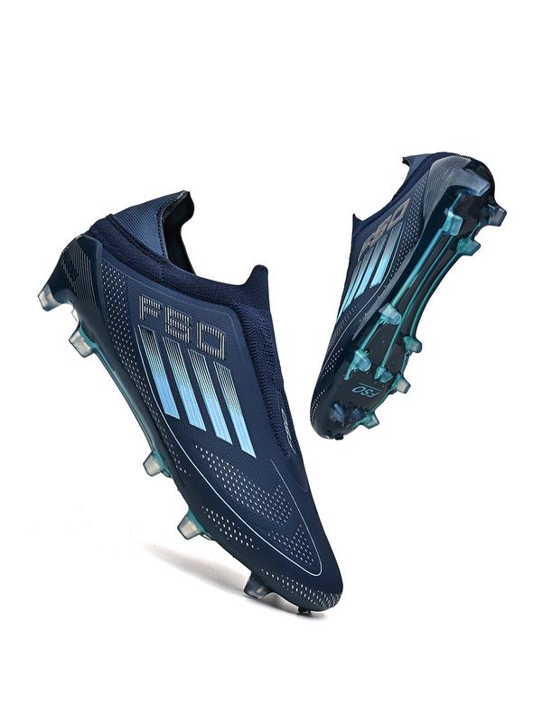 Men's Breathable Low-Top Football Shoes Ag Long Studs, Professional Anti-Slip Durable Natural Grass Sports Training Sneakers, Football Boots, Football Field Boots