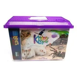 Lee Kritter Keeper Large Animal Keeper - 20025, Space-Saver Multi-Use Crate, Terrarium for Pet Supplies Storage