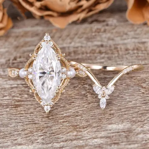 Vintage Elegant Earrings, High Quality Earrings, Fashionable Horse Eye Copper Zirconia Stackable Engagement Rings for Women, Fashion Jewelry Accessories, Promise Rings, Anniversary Gift