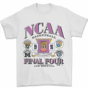 Winter outfits 1993 Final Four Basketball T-Shirt – Vintage College Basketball Graphic Tee, Retro Sports Fan Shirt, Classic 90s Tournament Style funny men Rifle Casual Short Sleeve Skull In Utero Men's Double-Sided Football Anime Print Need Cigarette AE0