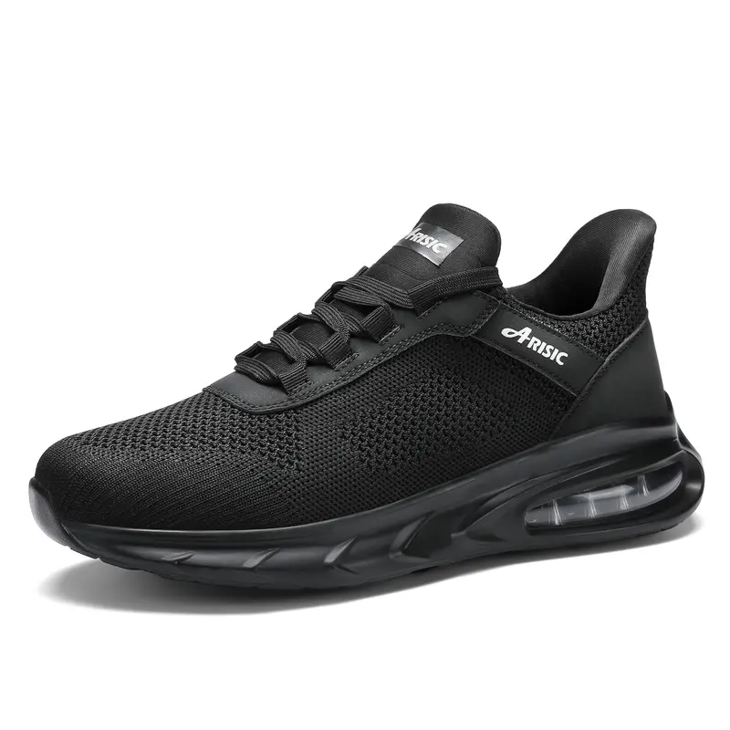 ARISIC Women's Cushioned Nonslip Work Safety Shoes - Slip-On, Shock-Resistant Mesh Footwear for Nurses, All-Seasons Food Service Use to Reduce Foot Fatigue
