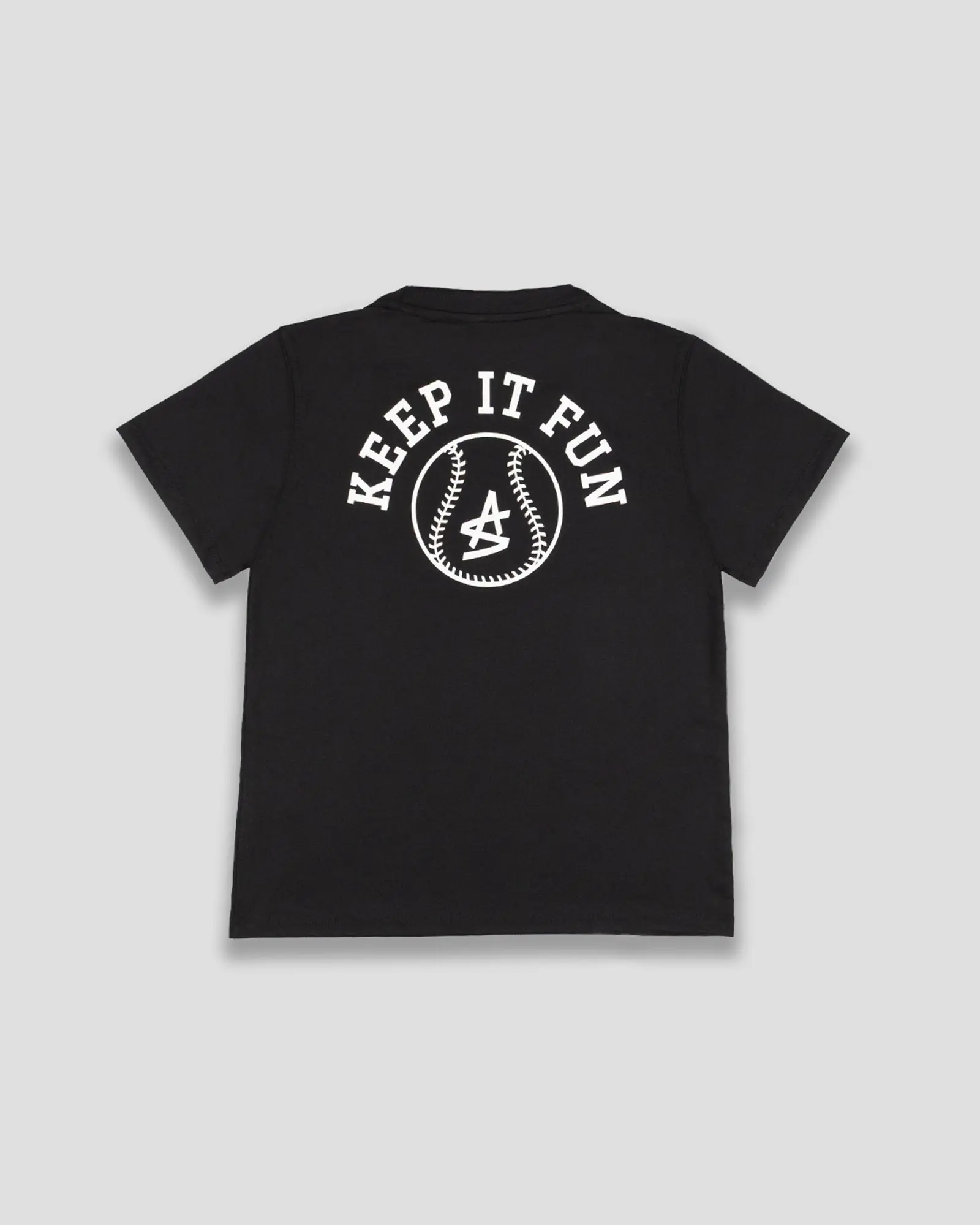 Keep It Fun Block Letter Youth T-Shirt - Baseballism x Austin Schultz