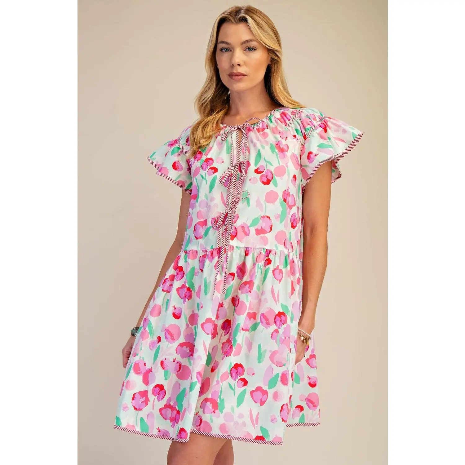 Easter Dress Blush Mint