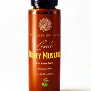 Alchemy of Food by The Flavorsmith Creole Honey Mustard Sauce 12 oz (340 g) with Honey Flavor for Dip