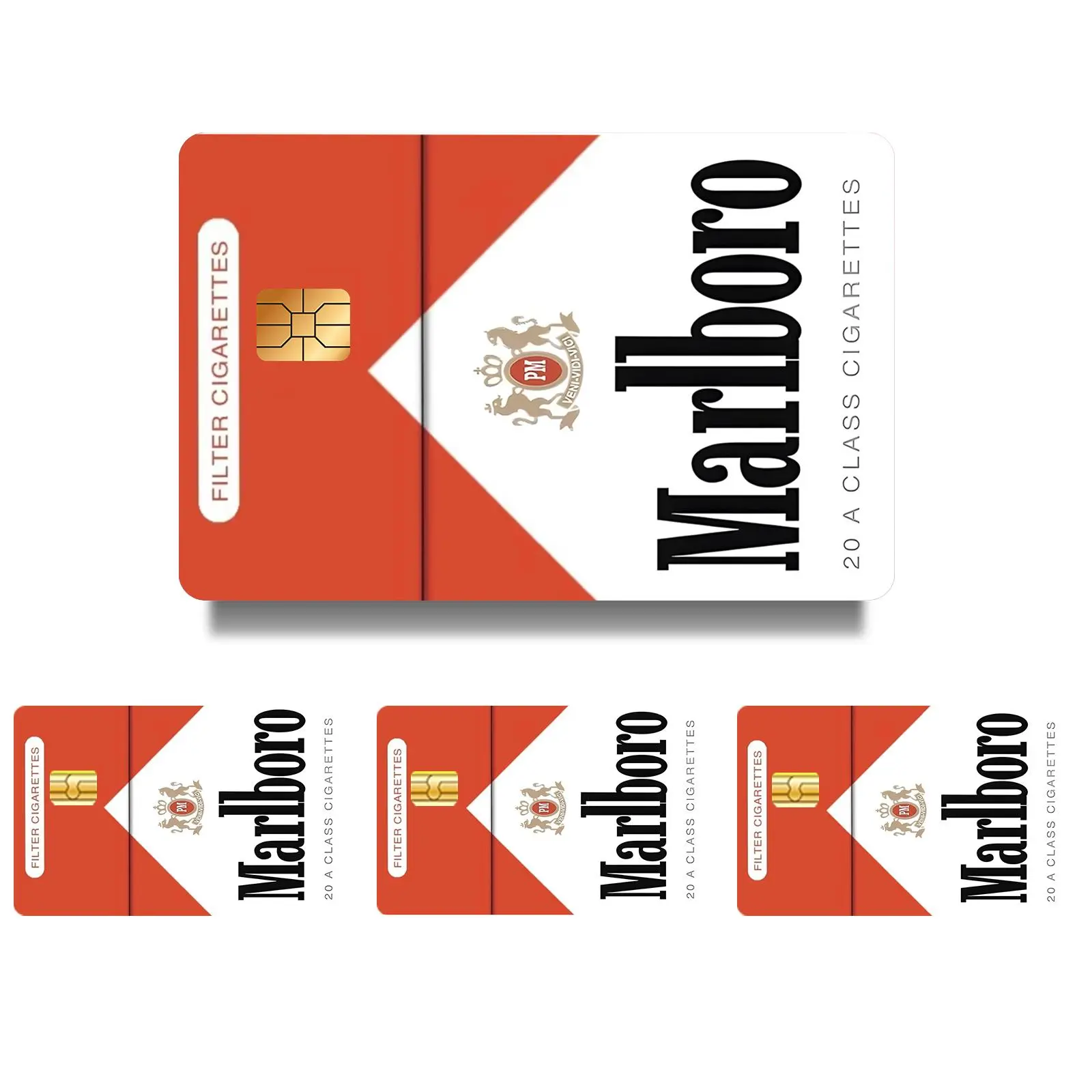 cigarette pack stickers Vintage Cigarette-Pack Style Card Skin Sticker – Slim Waterproof  Scratch-Resistant Bank Card Wrap, Easy Apply & Remove