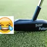Peter-Putter Golf Putter - Professional Quality Aluminum Head and Chrome Stepless Shaft for Adults