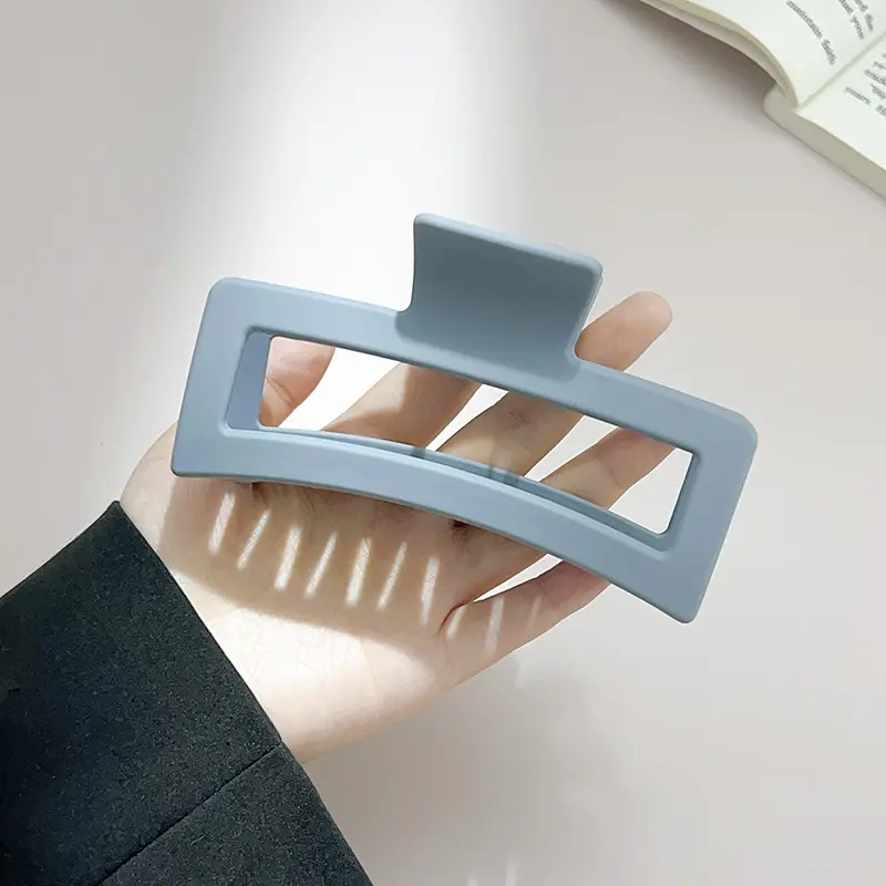 Large square bath tray hairpin high ponytail hair clip on the back of the head keel shark clip simple and versatile Large square bath tray hairpin high ponytail hair clip on the back of the head keel shark clip simple and versatile