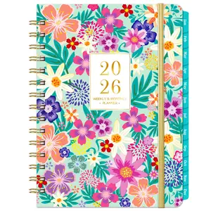 Planner 2026 - Planner 2026 Daily Weekly and Monthly, Jan 2026 - Dec 2026, 6.3’’ × 8.4’’, Inner Pocket, Hardcover, Perfect Daily Organizer