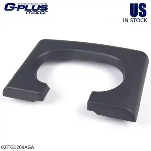 Dark Gray Cup Holder Armrest Cover Pad Fit For 2004-14 Ford F150 Center Console