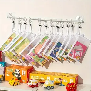 Waterproof Nylon Mesh Zipper Bag, Office Document Holder, Student Stationery Storage Box, Durable School Supplies Organizer