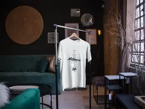 LA Synthesis - Music&LA Design T-Shirt 100% Cotton Unisex T-Shirt Soft Breathable Everyday Tee