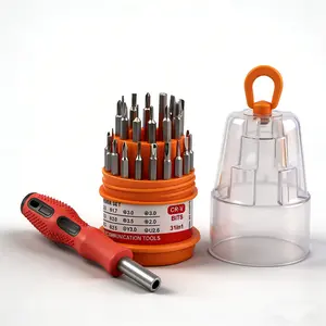 31-in-1 Screwdriver Pagoda Set Mini Screw Repair Tool for Computer, Watch, Laptop, Doorbell, Electronic