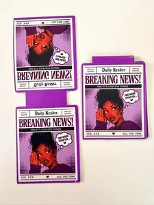 Daily Reader Bookmark – One More Chapter Edition 💜