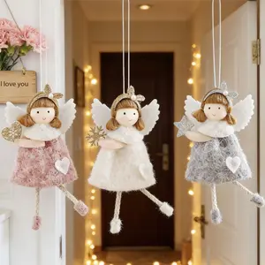 Christmas Tree Angel Ornament, Cute Sparkle Star Detail, Holiday Scene Decoration, Easter Crafts, Gift Idea