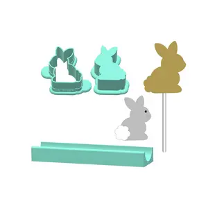 Rabbit Cake Pop Mold |Deluxe Cutter, Popper, and Tray Option