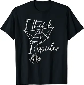 I Think I Spider Web Spider Denglish Sayings 2021 T-Shirt - Nafeesaami Shop 41B0BX99KW4H