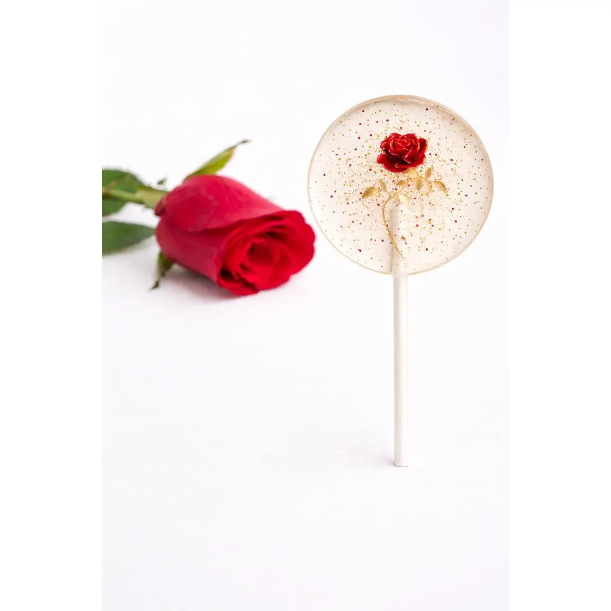 Rose Bouquet Lollipops,Candy Favors