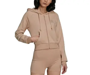 Adidas Rhinestone Crop Girls Active Hoodies