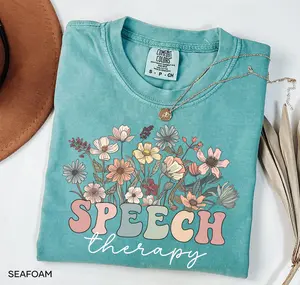 Comfort Colors® Speech Therapy Shirt, SLP Shirt, SLPA, Gift For Speech Therapist Shirt, Speech Language Pathologist, Speech Pathologist Tee Fit Top