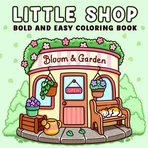 Adult & Kids Comfort Coloring Book, Watercolor Flowers Workbook, Learning Supplies, Toy, Back-To-School Essential, Stress Relief Design, Christmas Gift, Art Sketchbooks, Illustrated Activity Book
