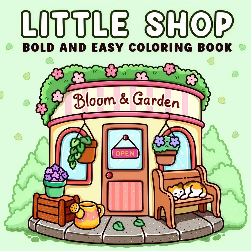 Adult & Kids Comfort Coloring Book, Watercolor Flowers Workbook, Learning Supplies, Toy, Back-To-School Essential, Stress Relief Design, Christmas Gift, Art Sketchbooks, Illustrated Activity Book