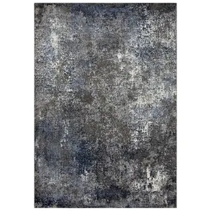 Valencia VCA104 Silver/Blue Machine-Made Rug - Rizzy