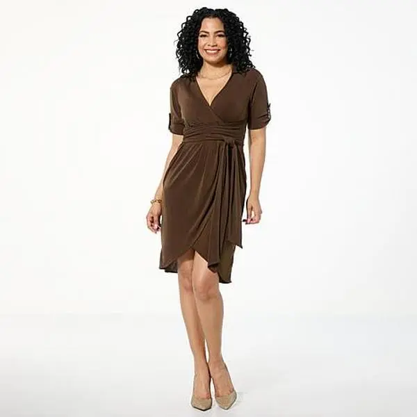LB70 by Lloyd Boston Great Escape Wrap Dress