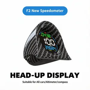 F2 Heads up Display for Cars,Car HUD,Head up Display for Car,Digital GPS HUD Speedometer,USB Cable Plug and Play,Automatic Brightness Adjustment,Large Font Display